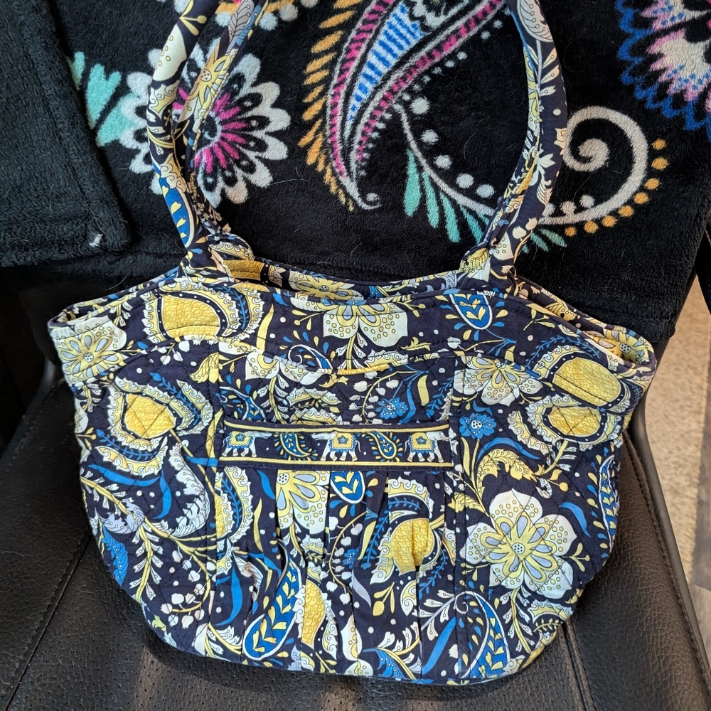 Vera Bradley Ellie Blue Shoulder Bag